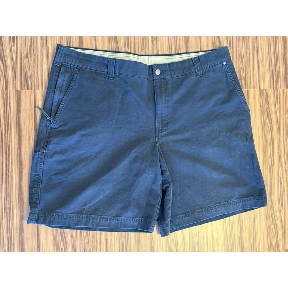Columbia Men's 100% Cotton Navy Shorts 9" Inseam Size 42 Hiking Outdoor Gorpcore